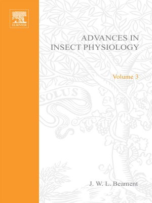cover image of Advances in Insect Physiology